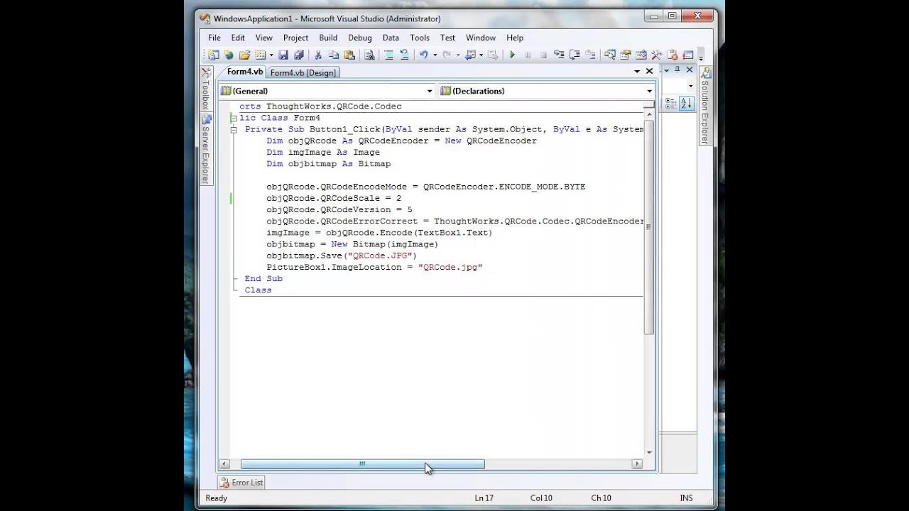 Cara Membuat Program Barcode Dengan Visual Basic